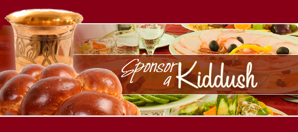 Kiddush Sponsorship